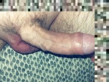 I'm so horny that my cock grows rock hard really easy