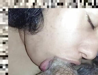 POV of my mouth and my wet tongue licking a lot of dick making him delirious?????????????????????????????????????????????