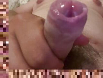 see my wet fat cock