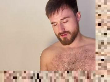 Gay adult diaper - feed Cum from a bowl