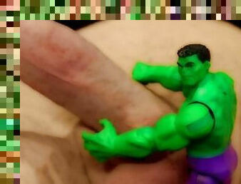 Spidey and Hulk Smasht a Giant's Cock, A Perverted Toy Story