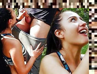 Outdoor Blowjob Near the Swamp / She's So Tired Of Sucking