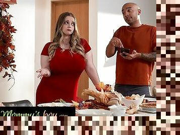 MOMMY'S BOY - I Fucked My Pissed Stepmom Codi Vore During Thanksgiving Dinner To Get My Phone Back