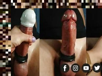 Horny Cock Massage With Tenga Egg