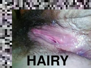 berambut, vagina-pussy, muncrat, pelacur-slut, sperma, bersetubuh, sempurna, hotel, basah