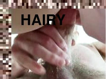 pappa, hårig, masturbation, amatör, anal, cumshot, gigantisk-kuk, gay, pov, sprut