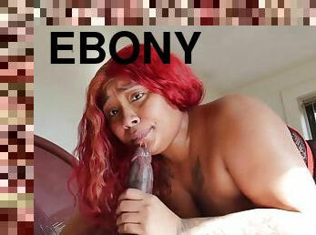 Ebony BBW impassioned sex story