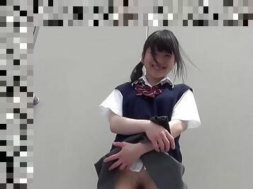 Adorable Japanese girls love to show off their hairy pussies.