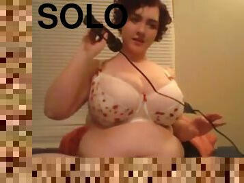 Bbw solo on webcam