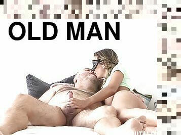 Old man fucks girl