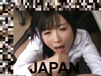 Japanese horny cougar satisfies her student