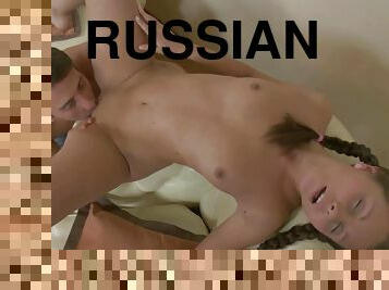 Russian Coed Elizabeth Gets Filled With Jizz