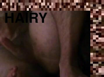 Hairy otter solo play huge squirter