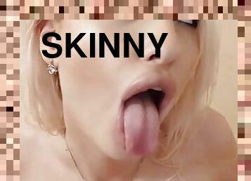 Skinny Blonde teen 18+ With B Cup Tits Is Teasing You In Font Of The Camera - Sex Cam