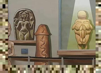 Cursed penis statue