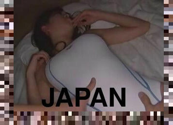 masturbation, ados, japonais, horny, gode, bikini