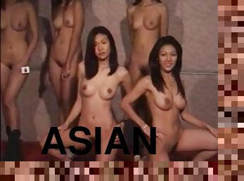 asiatisk, publik, amatör