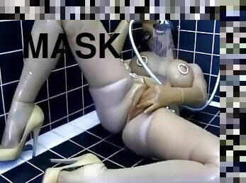 imbaiere, fetish, dus, latex, masca, cauciuc