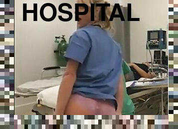 Nurse masturbating in the hospital