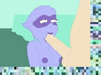 Futa Miranda meets an asari