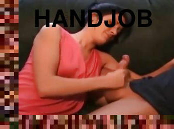 Handjob with happy end