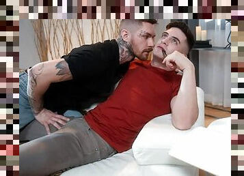 anal, mamada, gay, musculada, tatuaje