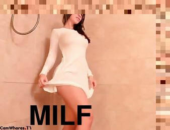 bagno, tettone, mammine-mature, culo, doccia, solitari, bianche, bagnate, brunette, provocatorie