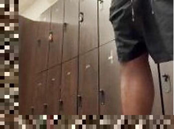 Got Horny at the Gym ???? Came Twice in the Lockerroom???? would you help me ????