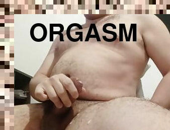 orgasm, amatori, jet-de-sperma, gay, laba, sperma, solo, urs