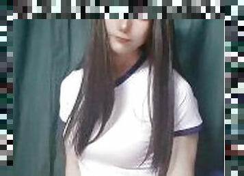 ???????Japanese crossdresser teasing