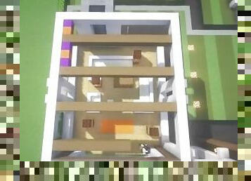 Minecraft: Modern Mansion Tutorial + Interior  Architecture Build