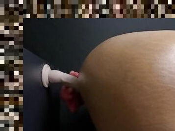 MASTERBATING with 5-inch DILDO in my ASS