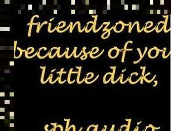 friend zoned because of your little dick, audio story