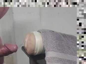 Fleshlight Squirting All Over My Cock!