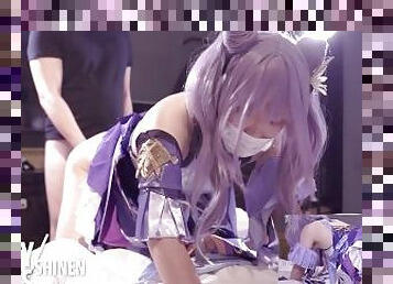 Japanese Hentai Cosplay Ladyboy Get Fucked after Otaku Festival, Genshin Impact Keqing 6