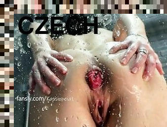 bañando, squirting, amateur, anal, babes, ducha, a-solas, checa, húmedo, morena