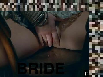 Watch a kinky abandoned bride masturbate to a mindblowing orgasm