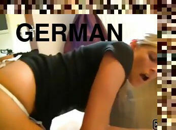 My hot german gf loves it in her tight ass on the floor