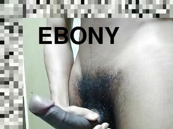ebony roll up close
