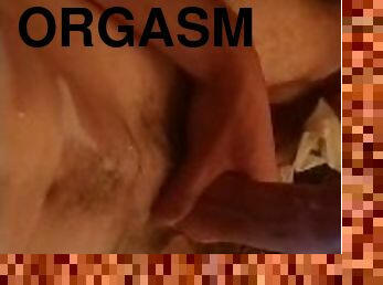 Big cumshot on abs moaning orgasm gushing cum solo masturbation