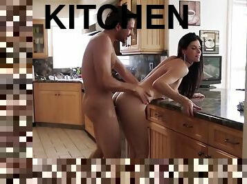 Kitchen cowgirl riding adventure with the gorgeous india summer