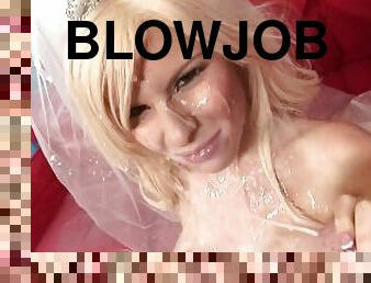 Kenzi Marie in wedding dress Blowbang