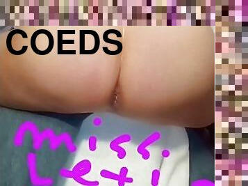 MissLexiLoup hot curvy ass young female trans jerking off college butthole 22 A plus