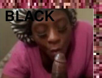 She suckin my big black dick with passion Part 2