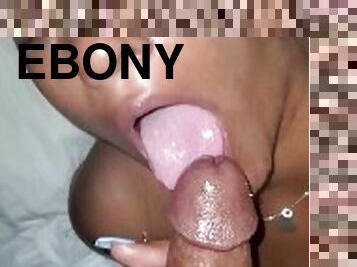 Freaky Ebony Chick Sucking BBC