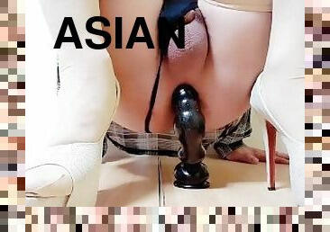 asiatisk, onani, shemale, amatør, anal, tenåring, ladyboy, føtter, strømper-stockings, dildo