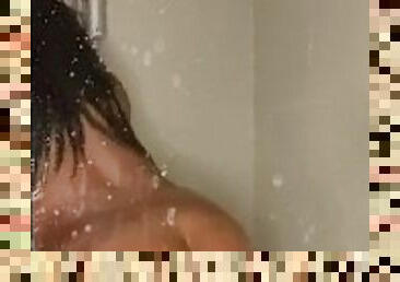 mandi, vagina-pussy, amatir, sayang, berkulit-hitam, remaja, webcam, mandi-shower, seorang-diri, basah