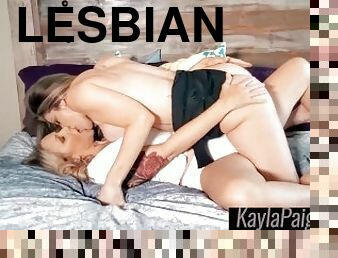 Lesbian Fest! Expert Pussy Pleaser Kayla Paige's Hottes Girl On Girl Shots!