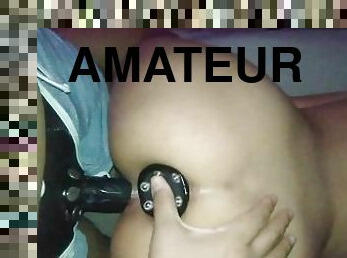 clítoris, arnés, amateur, anal, babes, lesbiana, juguete, doble, primera-persona, coño-cunt