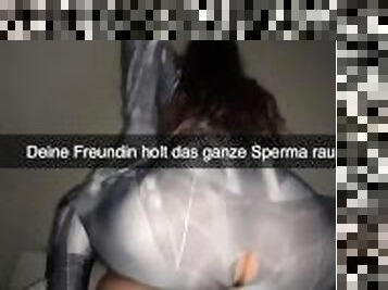 18 year old Cosplay Teen cheats at Party! Snapchat German